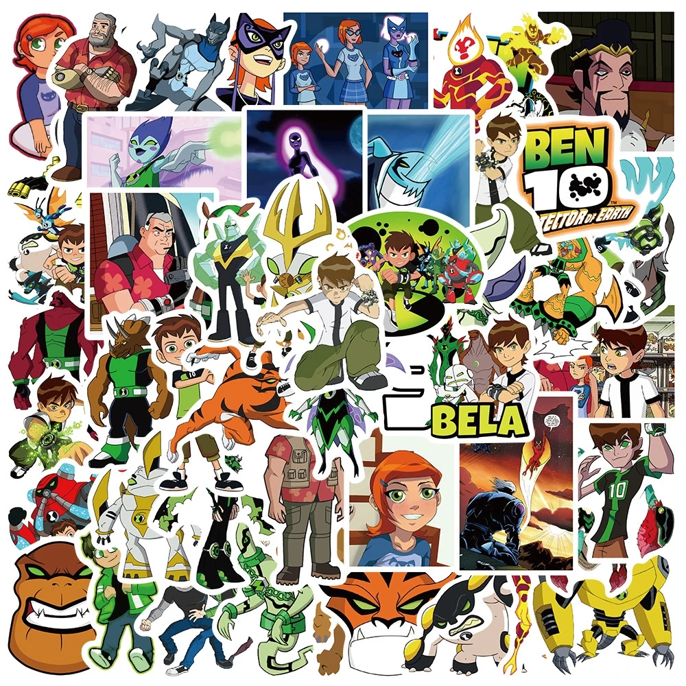 50PCS Anime Cartoon Ben10 Juvenile Hacker Stickers For Luggage Gift Box Notebook Computer Refrigerator Skateboard Trunk
50PCS Anime Cartoon Ben10 Juvenile Hacker Stickers For Luggage Gift Box Notebook Computer Refrigerator Skateboard Trunk