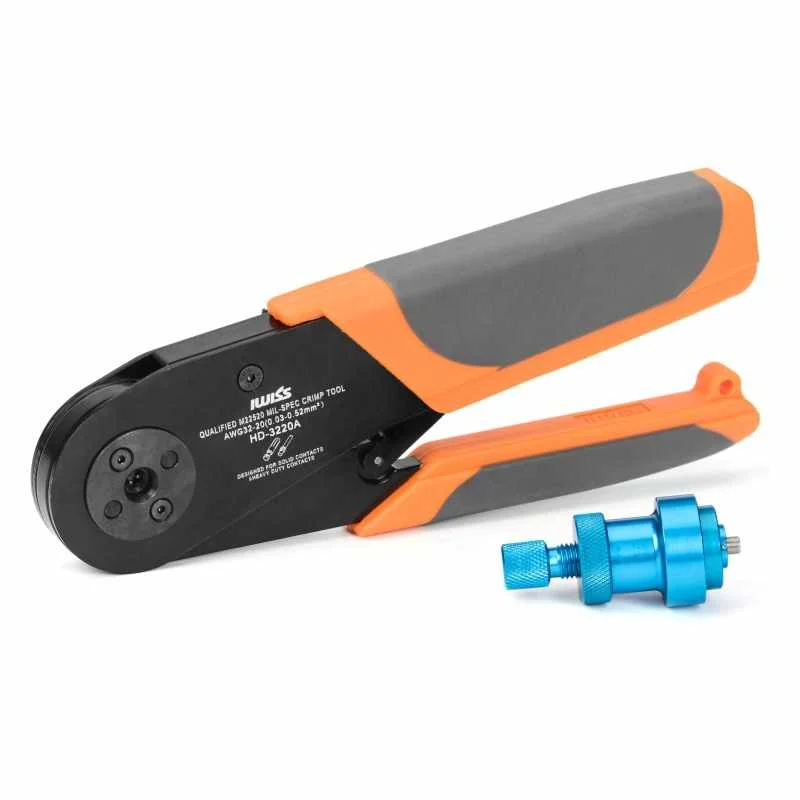 Air plug pin cold pressing terminal clamp Connector crimping pliers replace AFM 822520/2-01 Press plier
Air plug pin cold pressing terminal clamp Connector crimping pliers replace AFM 822520/2-01 Press plier