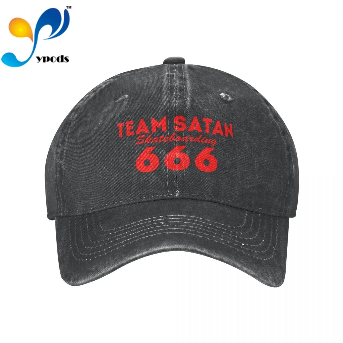 

Бейсболка унисекс TEAM сатана 666, мужская и женская Снэпбэк Кепка, кепка для отца, летняя кепка от солнца для мужчин и женщин, мужские кепки
