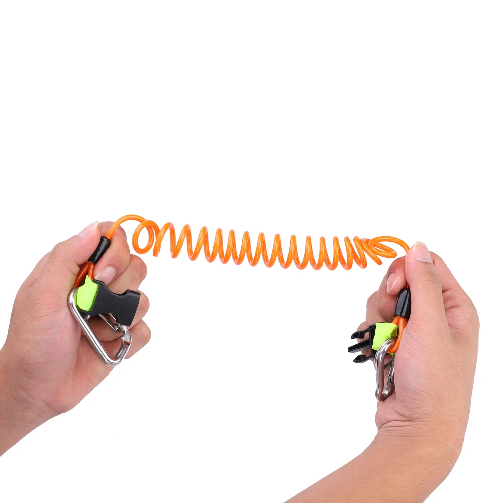 Hot Scuba Diving Anti-lost Spiral Spring Coil Lanyard Safety Emergency Tool with One Quick-release Buckle
Hot Scuba Diving Anti-lost Spiral Spring Coil Lanyard Safety Emergency Tool with One Quick-release Buckle
