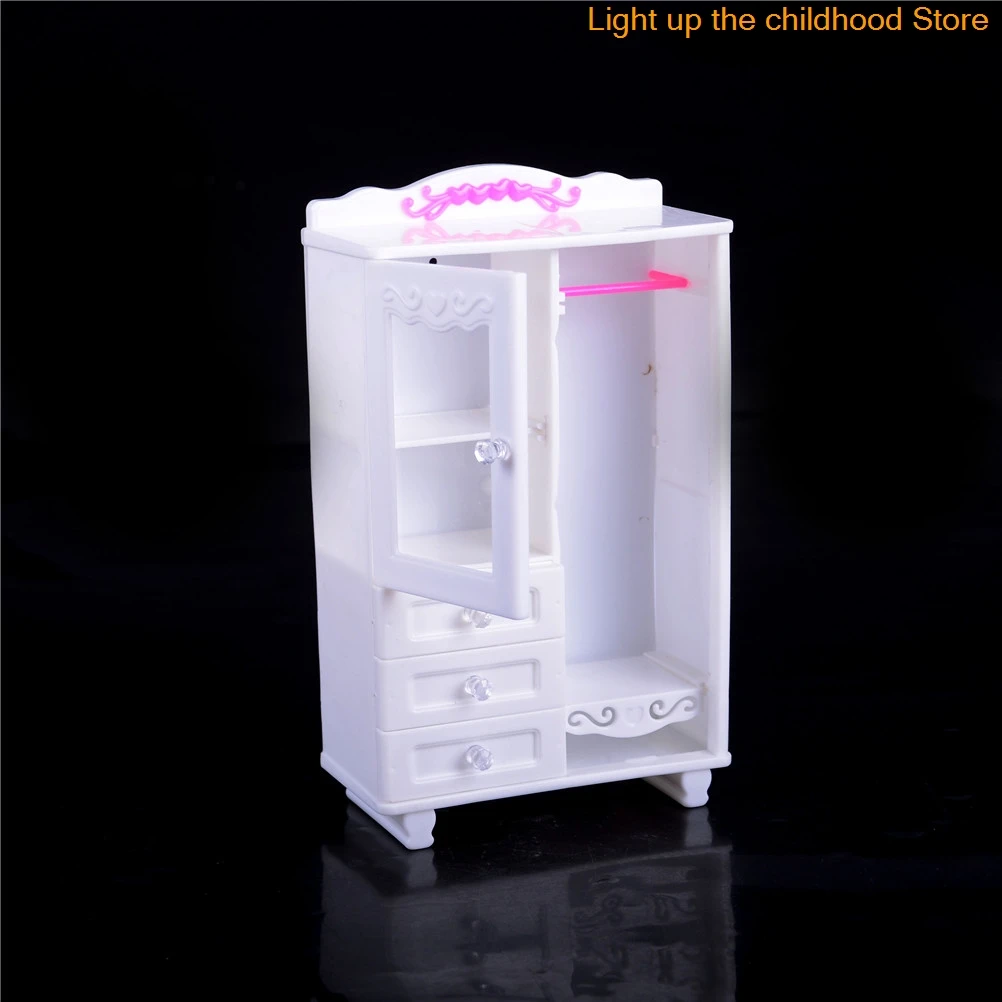 Dollhouse Furniture Living Room Plastic White Wardrobe Closet And Hanger For Dollhouse Accessories Toy New Sale
Dollhouse Furniture Living Room Plastic White Wardrobe Closet And Hanger For Dollhouse Accessories Toy New Sale