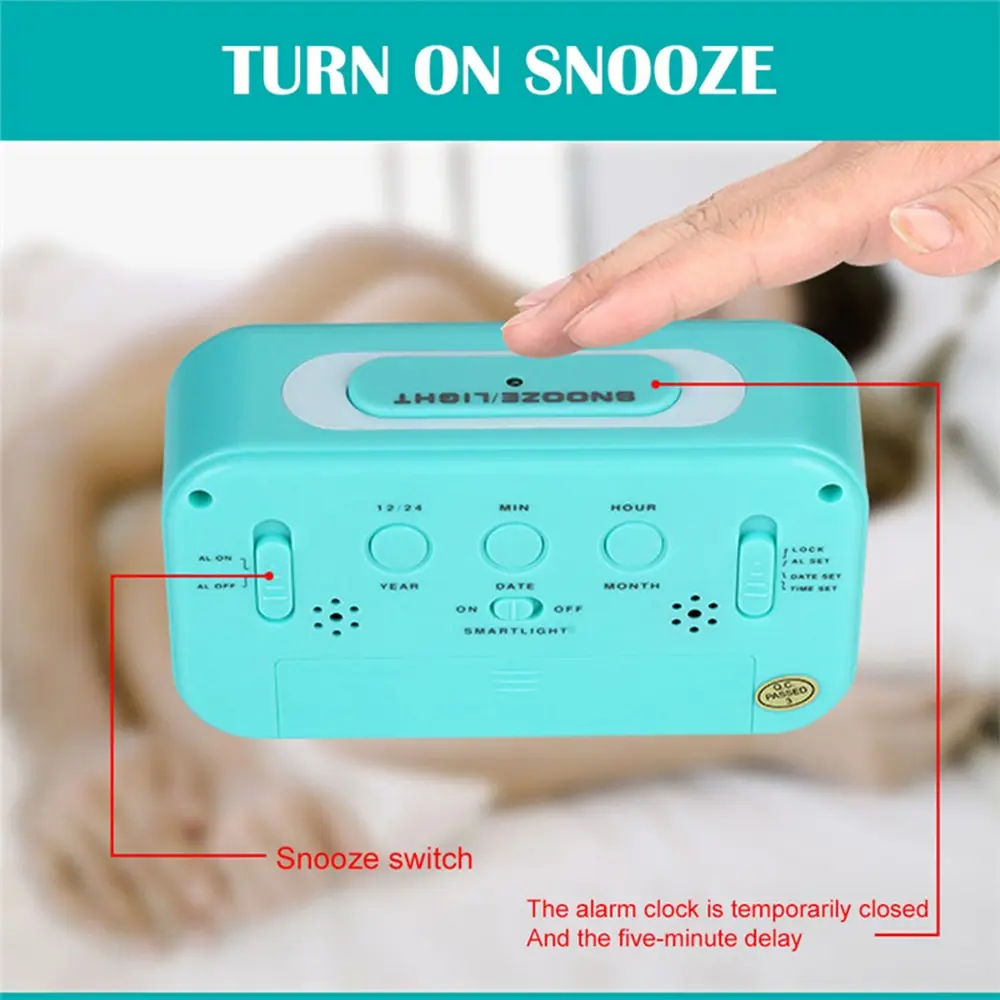LED Multifunctional Mirror Clock Digital Alarm Snooze Display Time Night LCD Light Table Desktop Home Decor 
LED Multifunctional Mirror Clock Digital Alarm Snooze Display Time Night LCD Light Table Desktop Home Decor