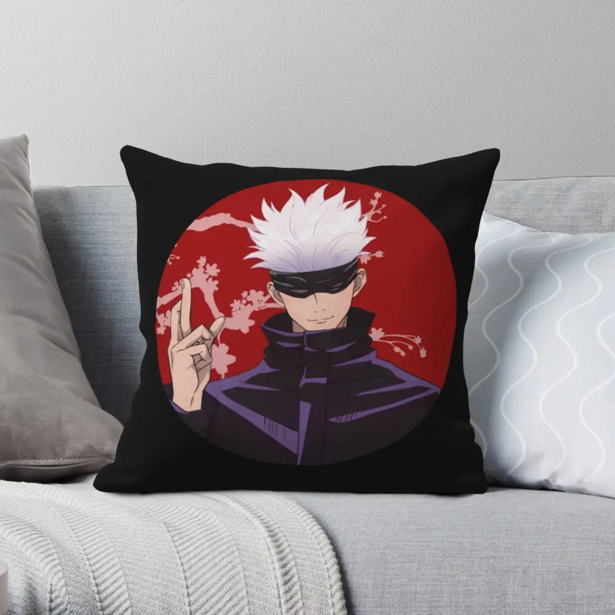 Gojo Satoru Square Pillowcase Polyester Linen Velvet Printed Zip Decor Car Cushion Cover
Gojo Satoru Square Pillowcase Polyester Linen Velvet Printed Zip Decor Car Cushion Cover
