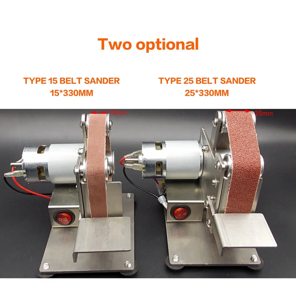 Multifunctional Grinder Mini Electric Belt Sander Polishing Grinding Machine Cutter Edges Sharpener Sanding Sale | Инструменты