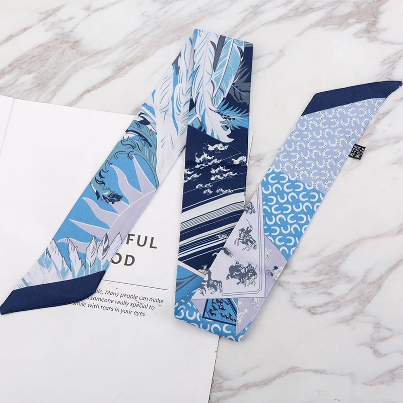 2021 Skinny Silk Scarf Women's Luxury New Design Luxury Brand Ladies Scarves Top Girl's Hair Band Bandana Handbag Scarf Shawl
2021 Skinny Silk Scarf Women's Luxury New Design Luxury Brand Ladies Scarves Top Girl's Hair Band Bandana Handbag Scarf Shawl
