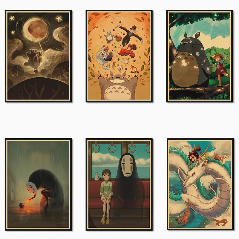 My Neighbour Totoro Spirited Anime Kraft Paper Posters and Prints Pictures Wall Art Decorative Home Club Decor
My Neighbour Totoro Spirited Anime Kraft Paper Posters and Prints Pictures Wall Art Decorative Home Club Decor