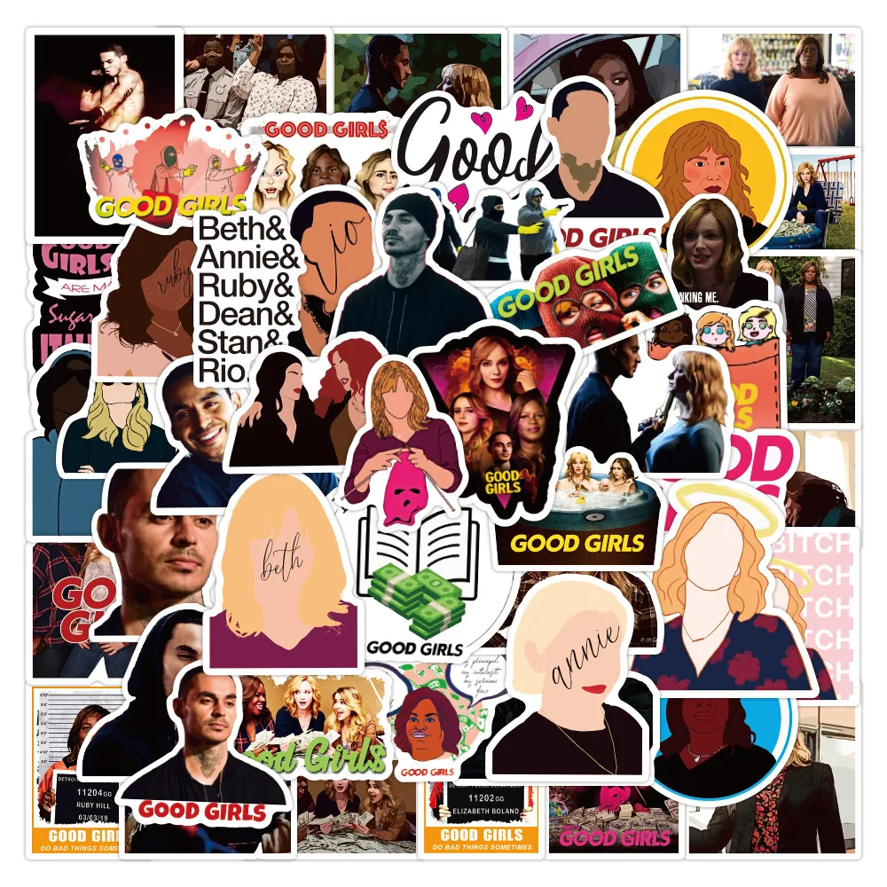 50Pcs Classic TV Show Good Girls Stickers Waterproof Decals DIY Luggage Notebook Laptop Guitar Car Phone Water Cup Fans Toy Gift
50Pcs Classic TV Show Good Girls Stickers Waterproof Decals DIY Luggage Notebook Laptop Guitar Car Phone Water Cup Fans Toy Gift