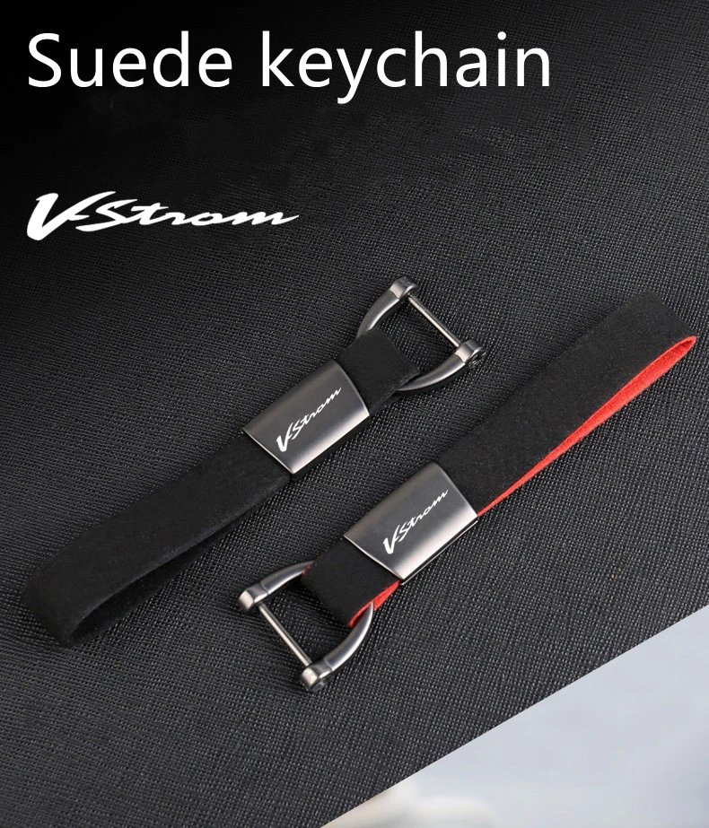Premium suede motorcycle keychain key ring For SUZUKI VSTROM DL250 DL650 V-Strom DL1000 DL 650/ 1000/XT Accessories
Premium suede motorcycle keychain key ring For SUZUKI VSTROM DL250 DL650 V-Strom DL1000 DL 650/ 1000/XT Accessories