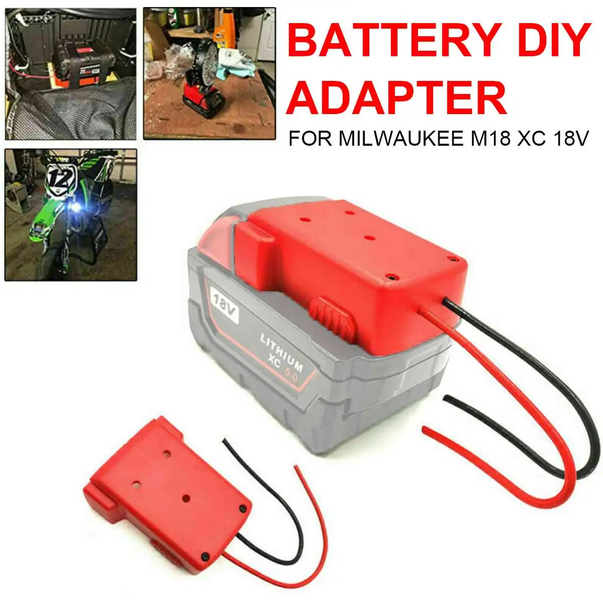 Адаптер для аккумулятора Milwaukee M18 18 в, разъем питания для литий-ионной батареи, адаптер док-станции с 14 проводами Awg, электроинструменты «сдел...
Адаптер для аккумулятора Milwaukee M18 18 в, разъем питания для литий-ионной батареи, адаптер док-станции с 14 проводами Awg, электроинструменты «сдел...