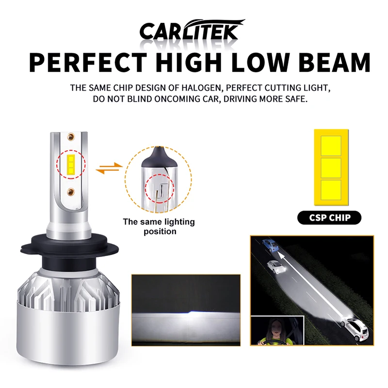 20000LM H7 светодиодный ная фара H4 H1 H11 H8 H9 9005 HB3 9006 HB4 4300K 6500K 8000K CSP Chip Ice Bulbs Mini