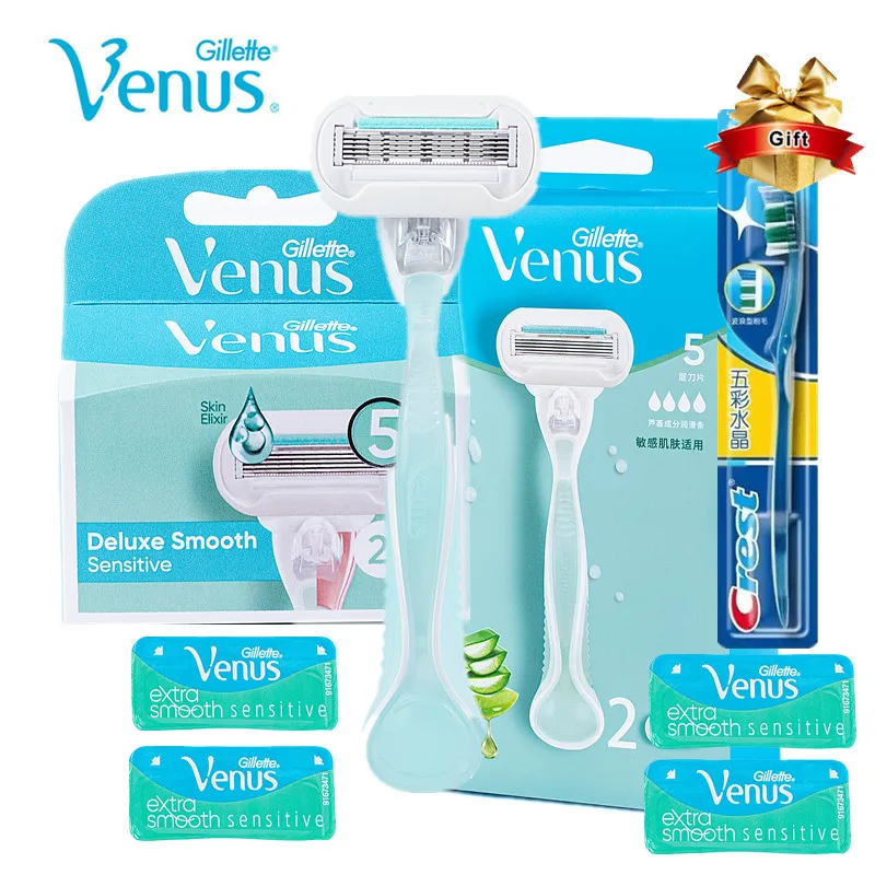 Gillette Venus Deluxe Smooth Sensitive Women Shaver Razor 5 Layer Blade Body Manual Hair Removal Machine for Shaving Blade
Gillette Venus Deluxe Smooth Sensitive Women Shaver Razor 5 Layer Blade Body Manual Hair Removal Machine for Shaving Blade
