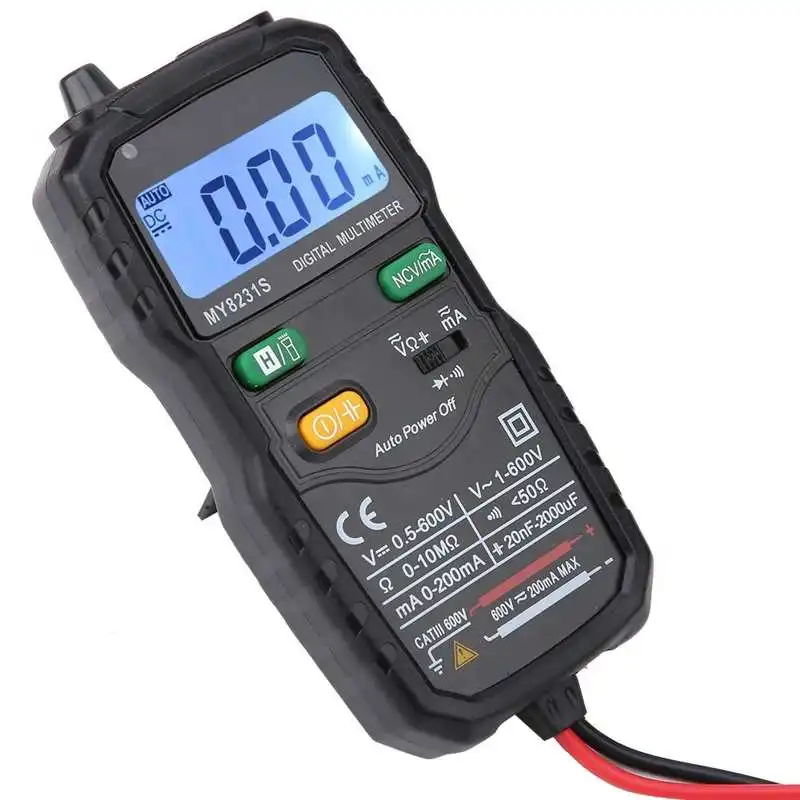 Multimeter Automatic Intelligent Digital Electrician Meter Multimeter 2000 Counts Digital
Multimeter Automatic Intelligent Digital Electrician Meter Multimeter 2000 Counts Digital