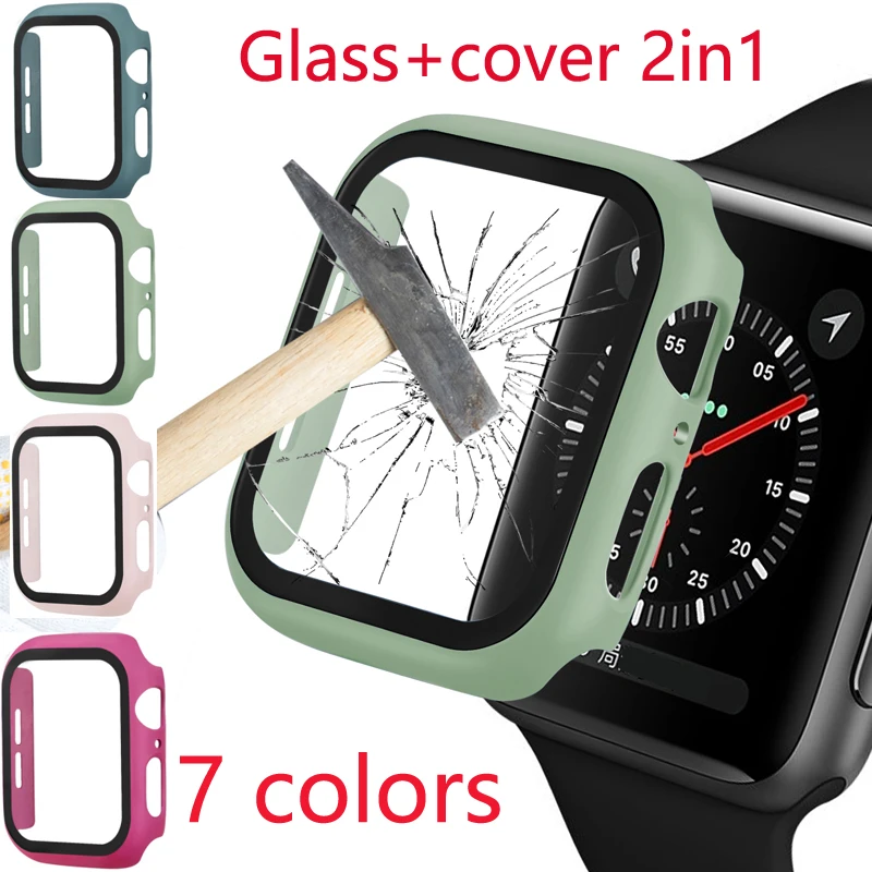 Новейший чехол для apple watch из закаленного стекла серии 6 5 SE, 42 мм, 38, 40, 44, защитный чехол для iwatch 4321, пластиковый чехол-бампер
Новейший чехол для apple watch из закаленного стекла серии 6 5 SE, 42 мм, 38, 40, 44, защитный чехол для iwatch 4321, пластиковый чехол-бампер
