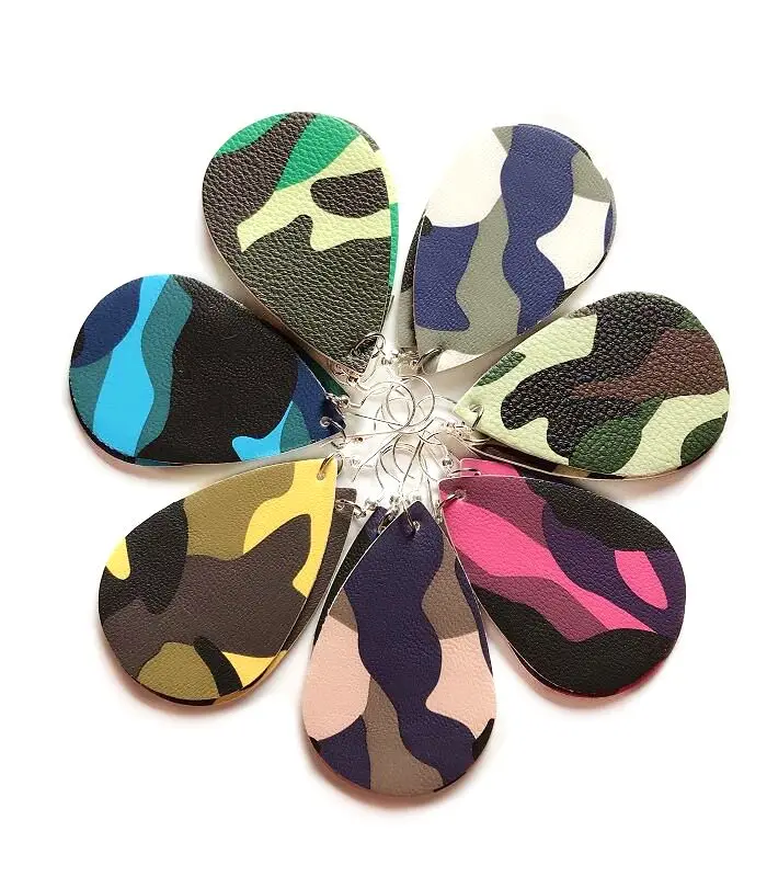 New Arrival Camouflage Leather Water Drop Earrings Leopard Print Teardrop Earrings For Women Trendy Charm Accessories
New Arrival Camouflage Leather Water Drop Earrings Leopard Print Teardrop Earrings For Women Trendy Charm Accessories