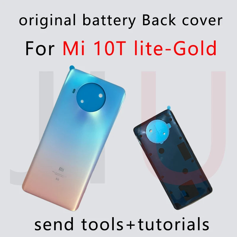 Новинка задняя крышка аккумулятора для Xiaomi Mi 10T Lite MI10i стеклянная Mi10T lite|Корпусы и