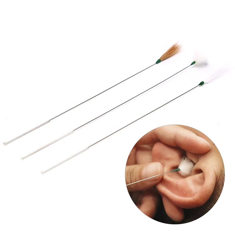 3pcs/lot Goose Feather Earpick Wax Remover Silver Needle Curette Adult Ear Dig Tools Cleaner Stick 
3pcs/lot Goose Feather Earpick Wax Remover Silver Needle Curette Adult Ear Dig Tools Cleaner Stick