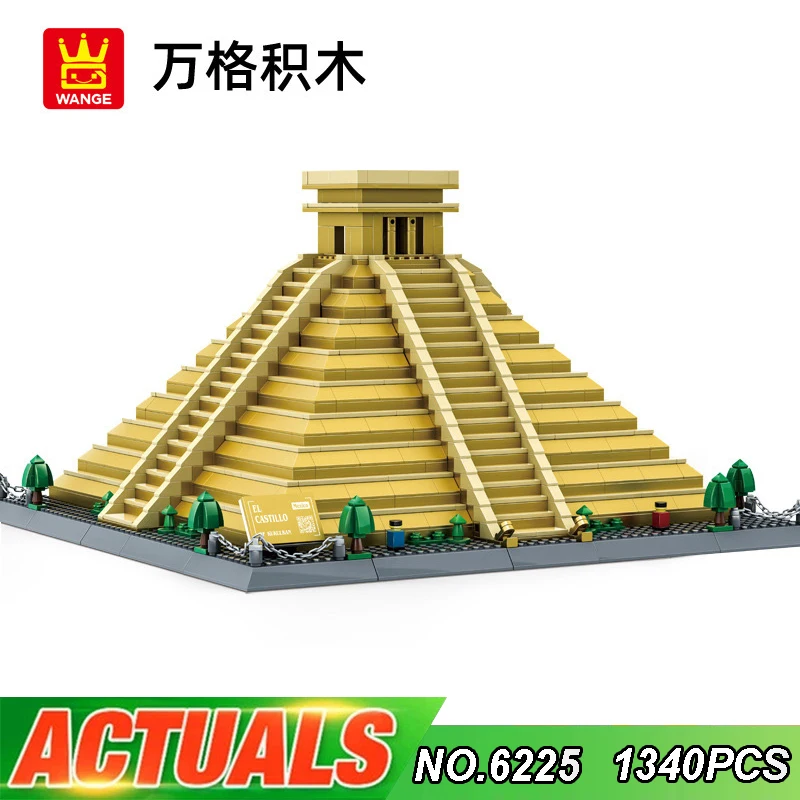 WANGE 6225 Maya Pyramid Attractions Series Assembled Modular Building Blocks Bricks Model Children's Puzzle Toys Christmas Gift
WANGE 6225 Maya Pyramid Attractions Series Assembled Modular Building Blocks Bricks Model Children's Puzzle Toys Christmas Gift