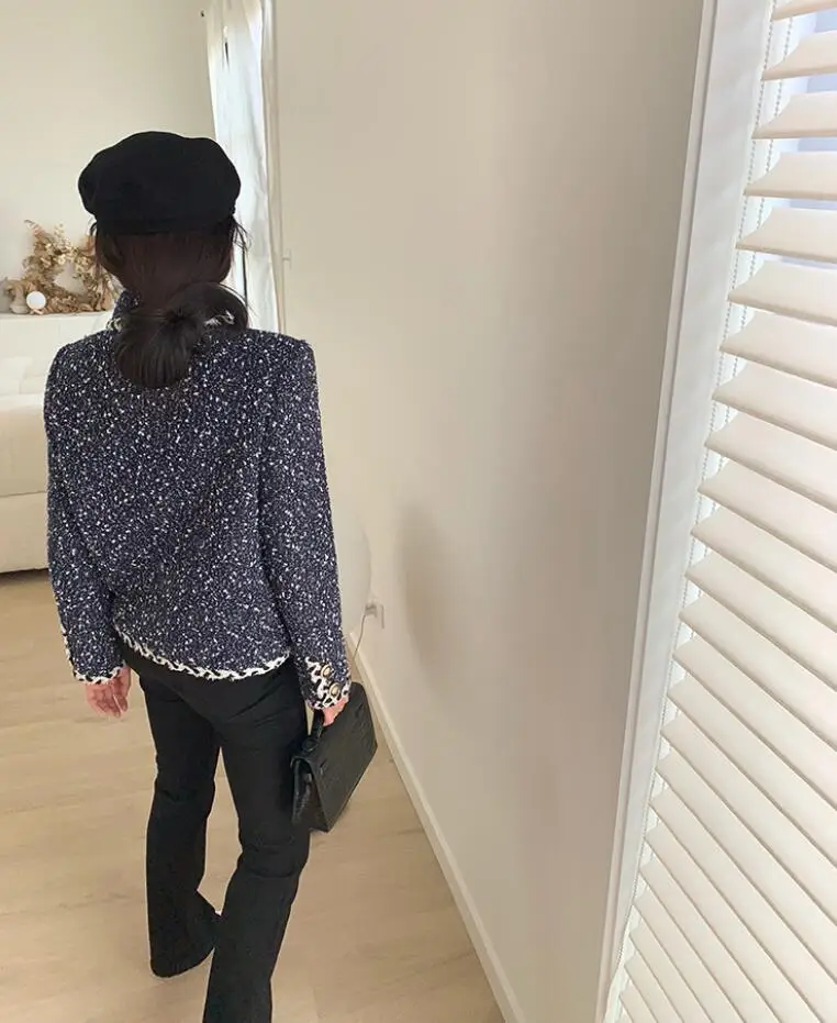 Temperament Women Short Jacket Small Fragrance Spell Color Fashion Slim Long Sleeve Jacket Outwear s590
Temperament Women Short Jacket Small Fragrance Spell Color Fashion Slim Long Sleeve Jacket Outwear s590