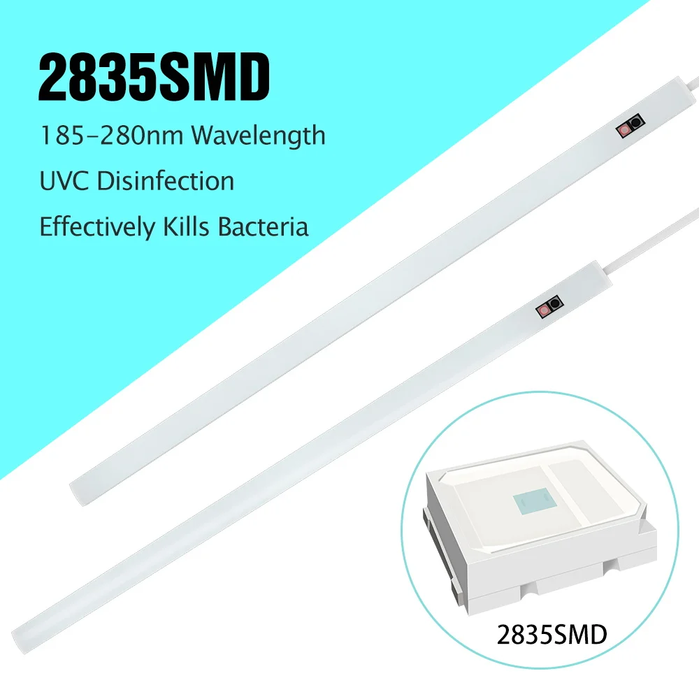 Smart Switch 254nm Ultraviolet Light LED Germicidal UV Hand Sweep Sensing Disinfection Lamp Tube 20/30/40/50CM Ozone | Лампы и