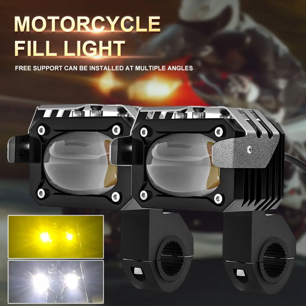 SUHU 2Pcs Motorcycle LED 3000-3500K 6200LM Spotlights Motorcycles Auxiliary Headlights Bulb Motorcycle Projector Driving Lamps
SUHU 2Pcs Motorcycle LED 3000-3500K 6200LM Spotlights Motorcycles Auxiliary Headlights Bulb Motorcycle Projector Driving Lamps