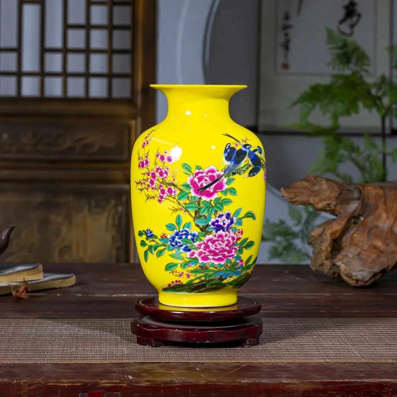 23cm Ceramic Vases Pottery Decoration Living Room Flower Arrangement Modern Home Simple TV Cabinet Ceramic Gift
23cm Ceramic Vases Pottery Decoration Living Room Flower Arrangement Modern Home Simple TV Cabinet Ceramic Gift
