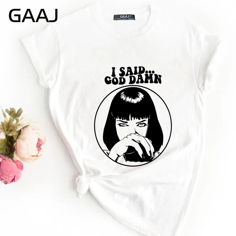 Женская футболка с графическим принтом GAAJ, футболка с принтом Квентина Тарантино, 8608D #
Женская футболка с графическим принтом GAAJ, футболка с принтом Квентина Тарантино, 8608D #