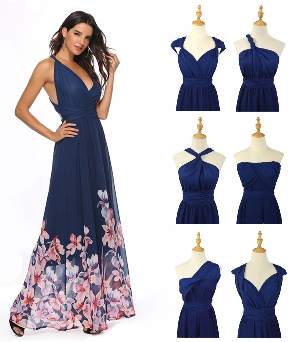 New Women's 2019 Women's Printed Women Summer Club Korean Long Sleeve Dress Multi Wear Chiffon Dress Vintage Ladies Dresses
New Women's 2019 Women's Printed Women Summer Club Korean Long Sleeve Dress Multi Wear Chiffon Dress Vintage Ladies Dresses