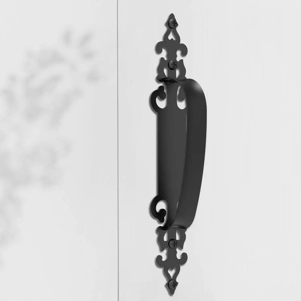 1 pcs Personalized Door Handle Black Symmetrical Woven Flower Shape Sturdy and Durable Easy to Install
1 pcs Personalized Door Handle Black Symmetrical Woven Flower Shape Sturdy and Durable Easy to Install