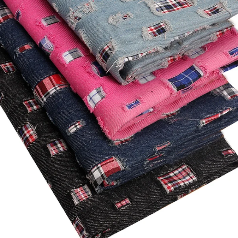 Printed Denim Fabric By Yard Thick Polyester Cotton Denim Sheet Fashion Digging Plaid For Jeans Dress Cap Decoration 90*145cm/Pc
Printed Denim Fabric By Yard Thick Polyester Cotton Denim Sheet Fashion Digging Plaid For Jeans Dress Cap Decoration 90*145cm/Pc