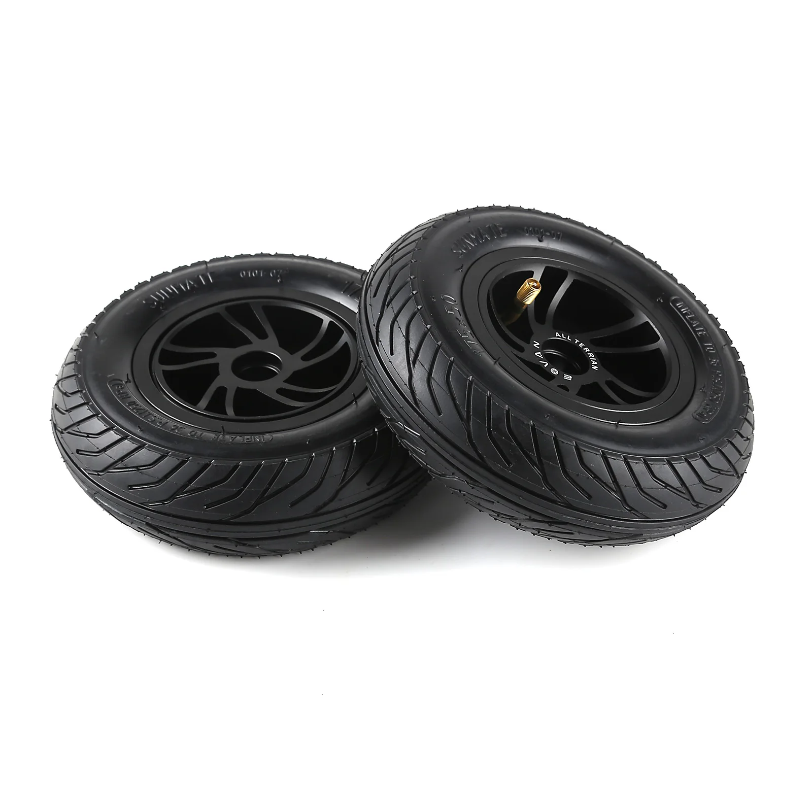 2Pcs 175AT All-Terrain Machinery Pneumatic Tire Wheels Brain-Training Toy For Children Educational Toys Birthday Gift - Black 
2Pcs 175AT All-Terrain Machinery Pneumatic Tire Wheels Brain-Training Toy For Children Educational Toys Birthday Gift - Black