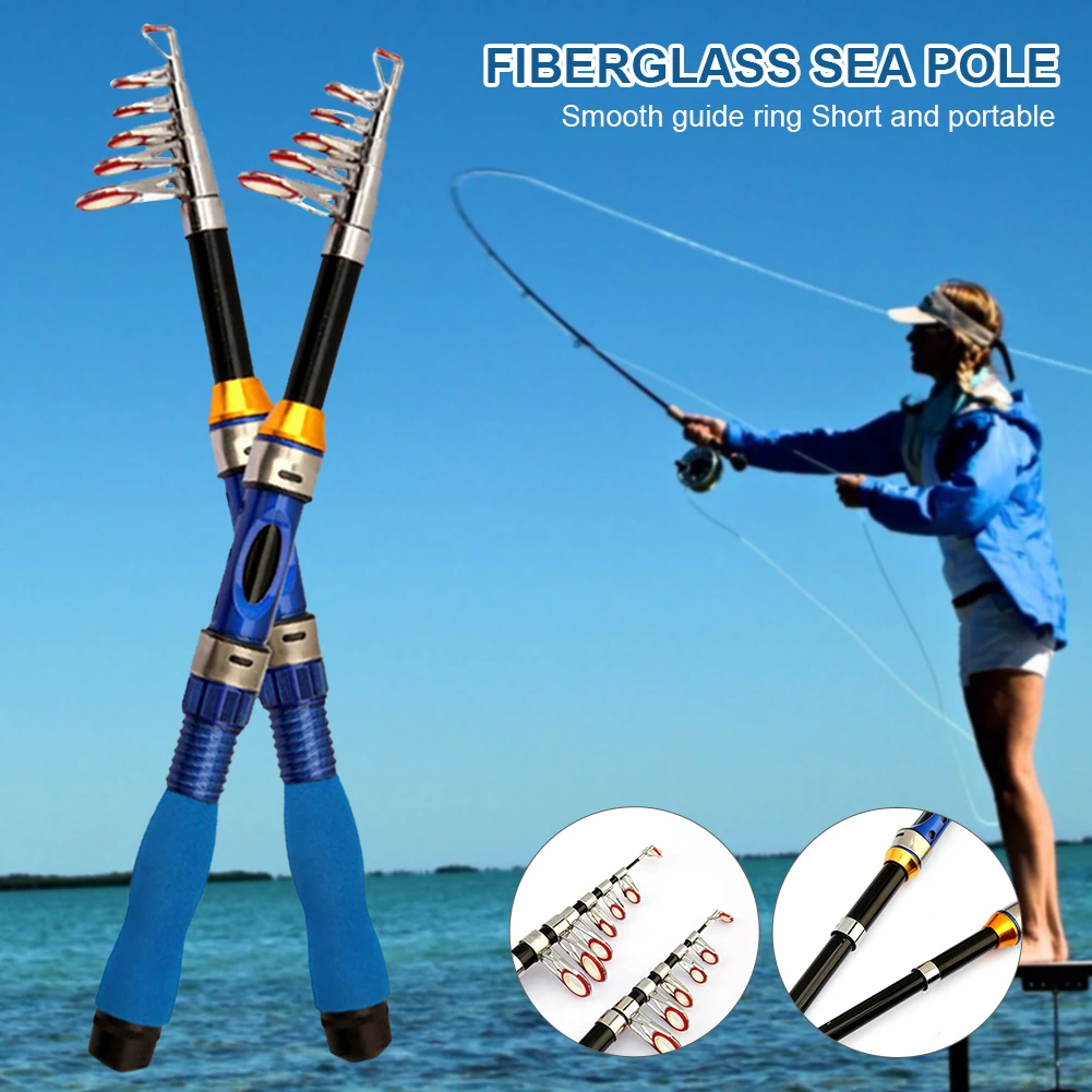New 1m 1.2m 1.5m Telescopic Fishing Rod Mini Lightweight Fiber Glass Fishing Pole Casting Fishing Rod Saltwater Fishing Tackle
New 1m 1.2m 1.5m Telescopic Fishing Rod Mini Lightweight Fiber Glass Fishing Pole Casting Fishing Rod Saltwater Fishing Tackle