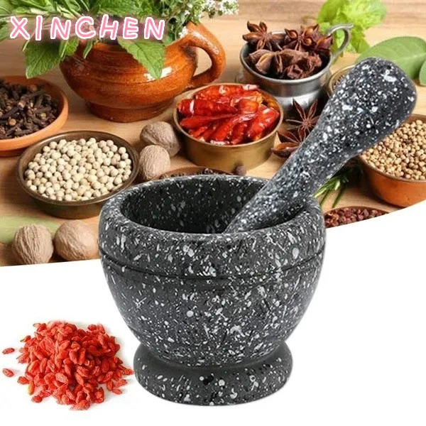 Resin Mortar Pestle Set Garlic Herb Spice Mixing Grinding Crusher Bowl Restaurant Kitchen Tools
Resin Mortar Pestle Set Garlic Herb Spice Mixing Grinding Crusher Bowl Restaurant Kitchen Tools
