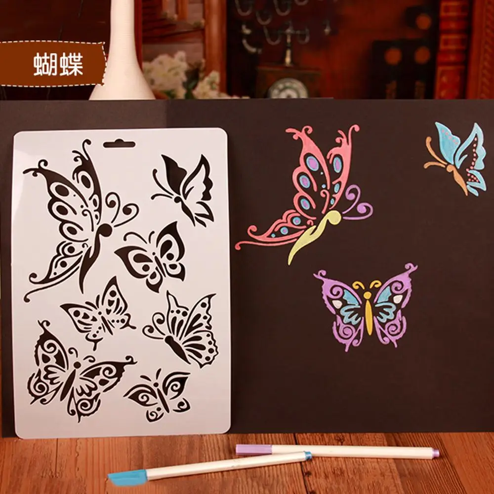 Butterfly Flower Fairy Stencils For Kids Drawing Painting Templates Educational Toys DIY Gift Cards Scrapbooking
Butterfly Flower Fairy Stencils For Kids Drawing Painting Templates Educational Toys DIY Gift Cards Scrapbooking
