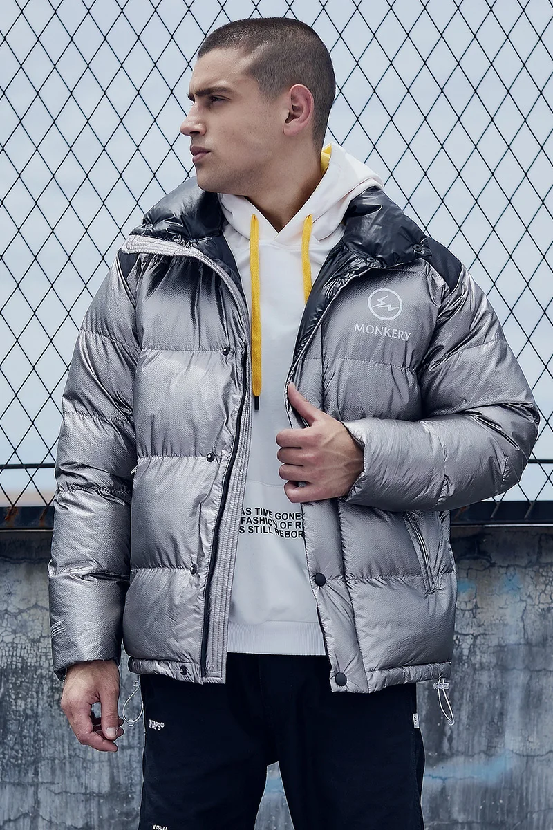 Fashion Casual Cotton Jackets Men Thick Warm Winter Jacket Shiny Streetwear Hooded Coats Harajuku Outwear Parkas Male Clothing
Fashion Casual Cotton Jackets Men Thick Warm Winter Jacket Shiny Streetwear Hooded Coats Harajuku Outwear Parkas Male Clothing