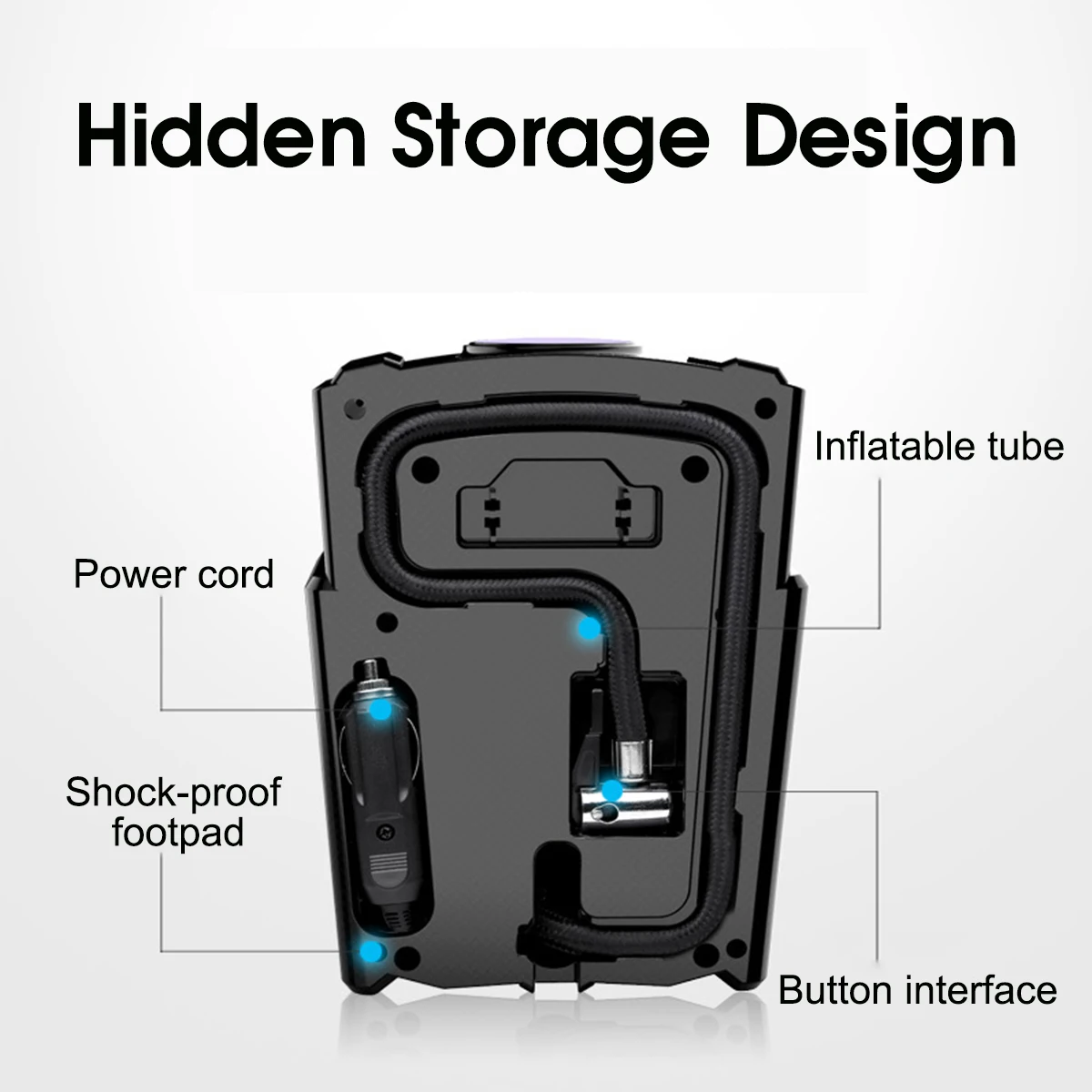 New Digital Tire Inflator Pump DC 12 Volt Car Portable Air Compressor Pump 150 PSI Auto Aire Pump for Car Motorcycle LED Light 
New Digital Tire Inflator Pump DC 12 Volt Car Portable Air Compressor Pump 150 PSI Auto Aire Pump for Car Motorcycle LED Light