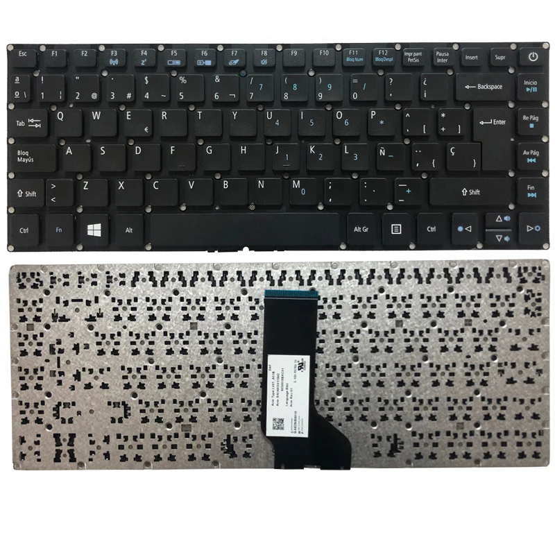 Новая клавиатура для ноутбука с испанской раскладкой для Acer Aspire E5-475G E5-475 E5-476G E5-422 E5-422G E5-452G ES1-420
Новая клавиатура для ноутбука с испанской раскладкой для Acer Aspire E5-475G E5-475 E5-476G E5-422 E5-422G E5-452G ES1-420