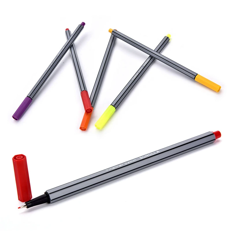 Professionele Finliner 0.4 Mm 24 Fineliner Pennen Kleur Fineliners Set Markers Kwaliteit Kleurrijke Art Marker Pen Kunst 
Professionele Finliner 0.4 Mm 24 Fineliner Pennen Kleur Fineliners Set Markers Kwaliteit Kleurrijke Art Marker Pen Kunst