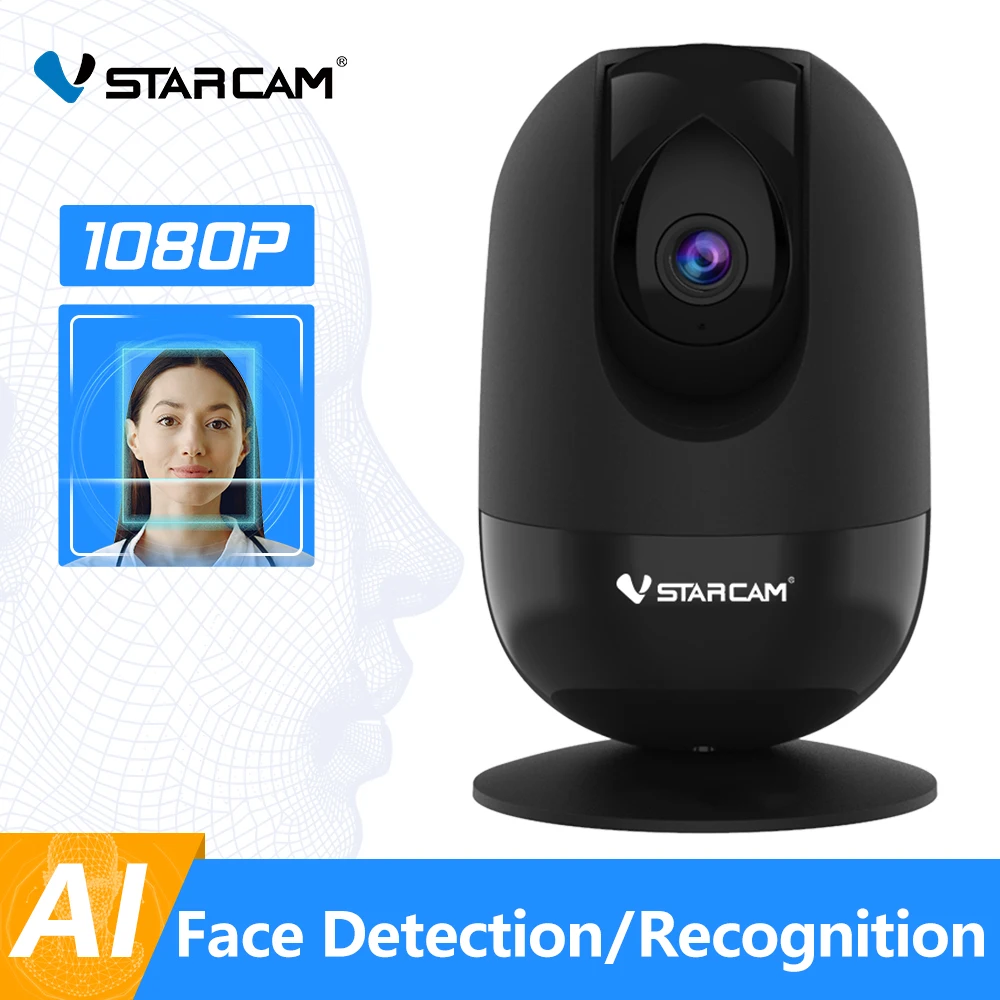 

Vstarcam 1080P Ip Камера Wi-Fi Камера Ai Gezichtsherkenning Камера Распознавание лиц Камера автоматическое слежение за Cctv Камеры Скрытого видеонаблюдения Каме...