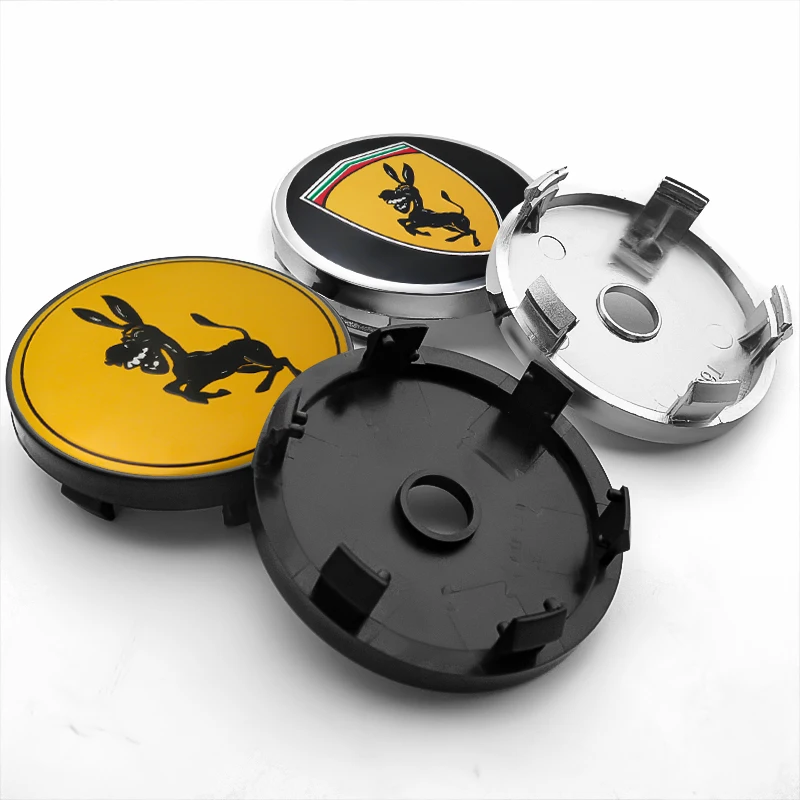 4PC 56+60mm Donkey Logo Car Wheel Center Hub Caps Emblem Badge Sticker Decal For Ferrari Decoration Car Styling Accessories
4PC 56+60mm Donkey Logo Car Wheel Center Hub Caps Emblem Badge Sticker Decal For Ferrari Decoration Car Styling Accessories