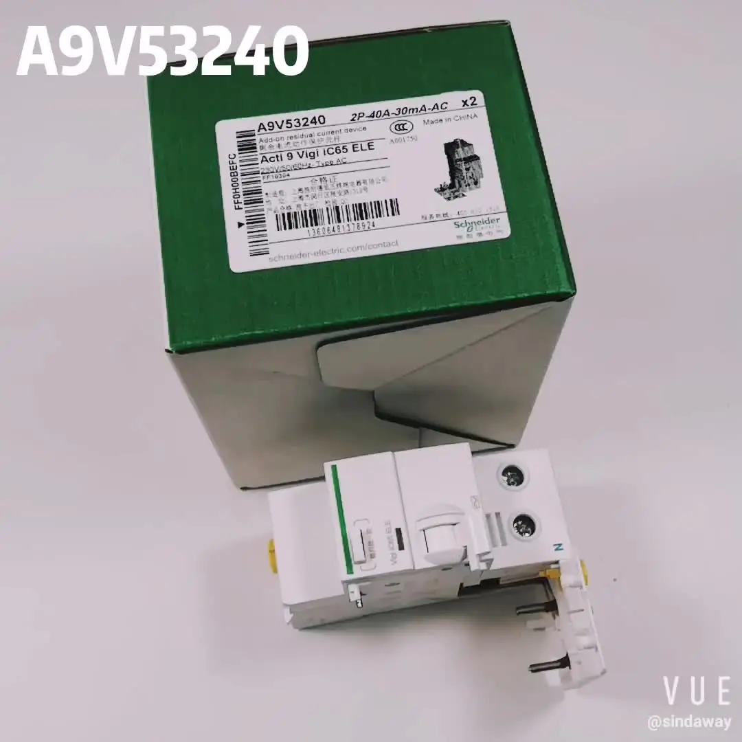 New original A9V53240 Circuit breaker vigi iC65 ELE 2P 40A 30mA AC
New original A9V53240 Circuit breaker vigi iC65 ELE 2P 40A 30mA AC