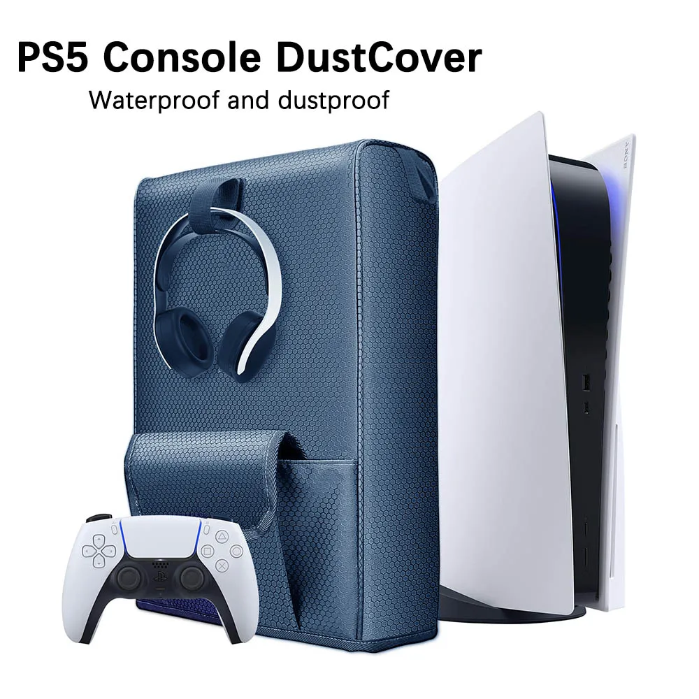 PS5 Game Console Dustcover PlayStation 5 Accessories Storage Bag Dustproof Vertical VideoGames Consoles General Anti-Dust-Cover
PS5 Game Console Dustcover PlayStation 5 Accessories Storage Bag Dustproof Vertical VideoGames Consoles General Anti-Dust-Cover