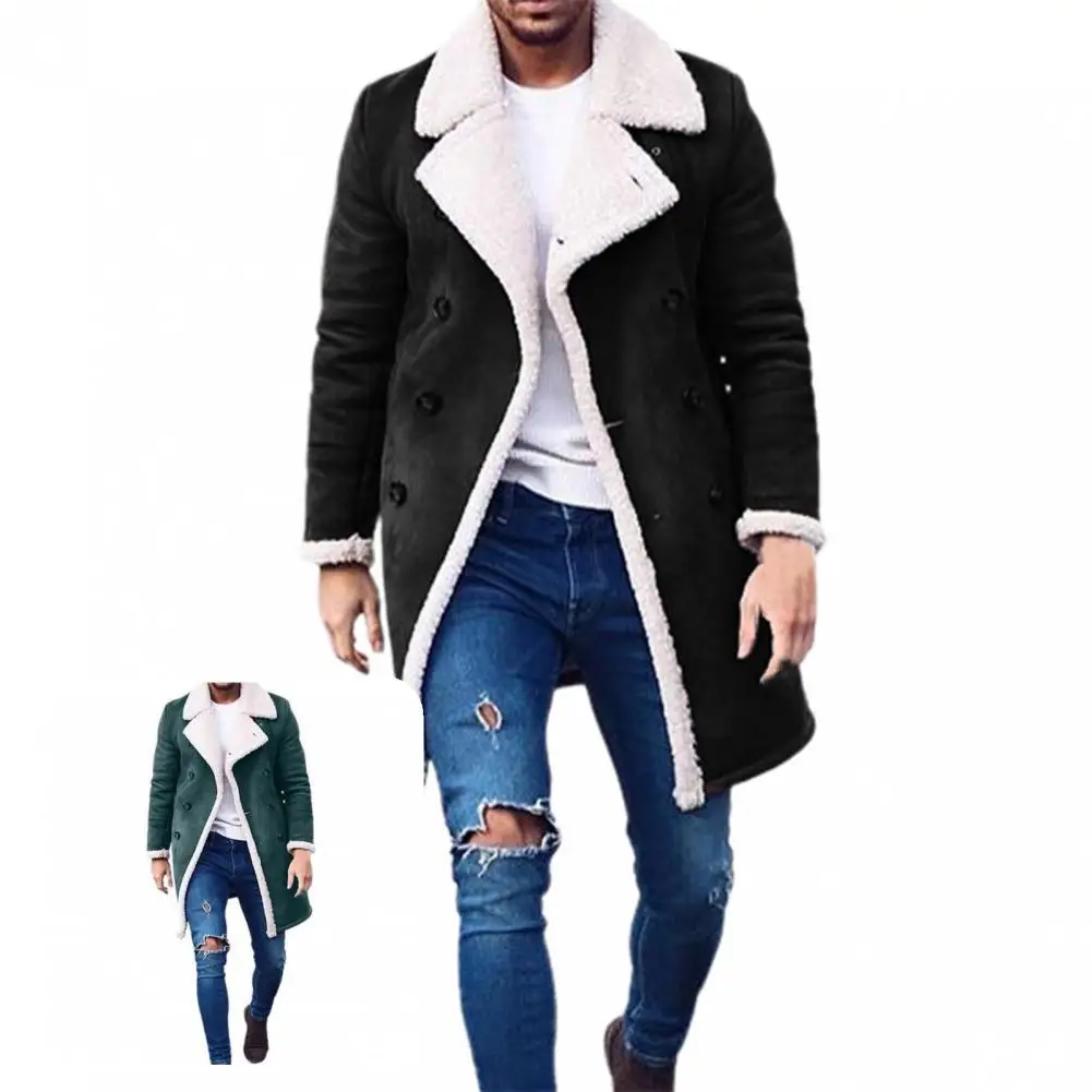 Coat Plush Men Coat Buttons Skin-friendly Fashionable Wear Resistant Winter Coat
Coat Plush Men Coat Buttons Skin-friendly Fashionable Wear Resistant Winter Coat
