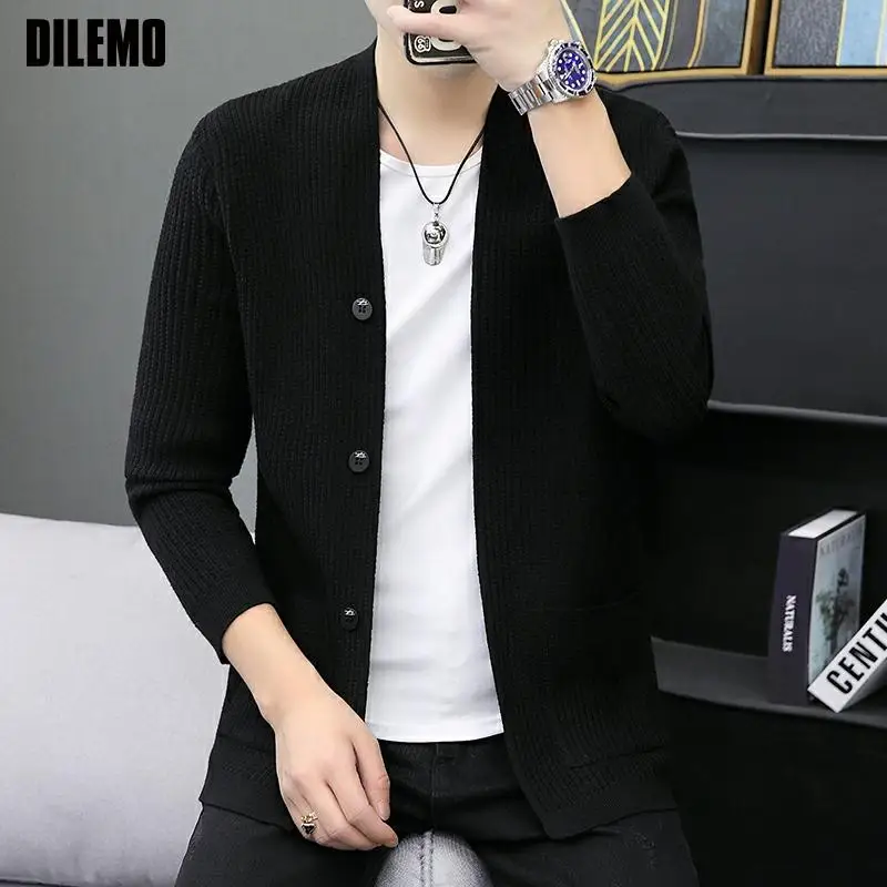 Top Grade Designer Autum Luxury Brand Fashion Long Streetwear Knit Sweater Cardigan Men Casual Trendy Coats Jacket Mens Clothes
Top Grade Designer Autum Luxury Brand Fashion Long Streetwear Knit Sweater Cardigan Men Casual Trendy Coats Jacket Mens Clothes