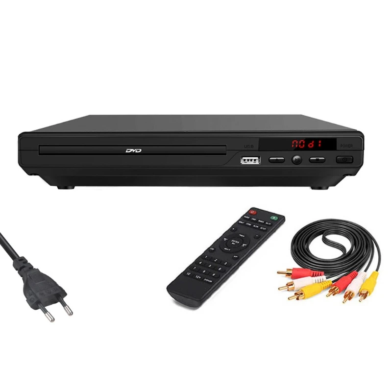 DVD Player Upscaling 1080P All Region DVD Players for Home with H DMI / AV Output USB Multimedia Player Function X37A
DVD Player Upscaling 1080P All Region DVD Players for Home with H DMI / AV Output USB Multimedia Player Function X37A