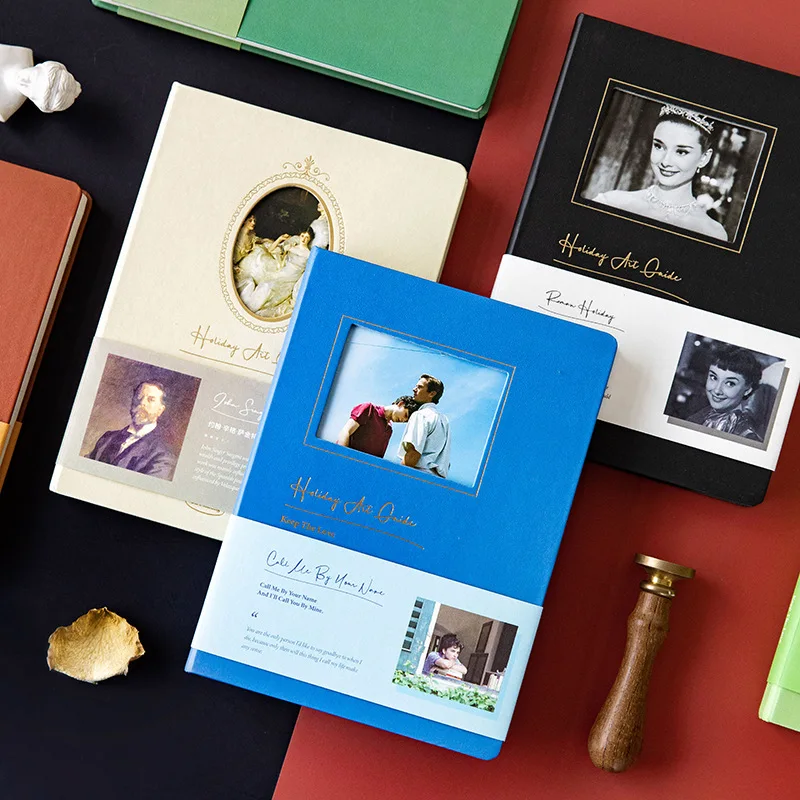 Vintage Artistic Notebook Simple Gold Bronzing Hepburn,Van Gogh Hardcover Diary Notepad To Do List Planner Office Stationery
Vintage Artistic Notebook Simple Gold Bronzing Hepburn,Van Gogh Hardcover Diary Notepad To Do List Planner Office Stationery