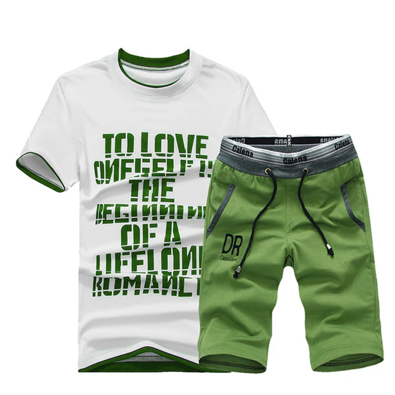 Mens Sets Summer Short Sleeve Print Tracksuit Men Sportswear Casual 2 Pieces Set T-Shirt+Shorts Male Clothes Slim Sports Suits
Mens Sets Summer Short Sleeve Print Tracksuit Men Sportswear Casual 2 Pieces Set T-Shirt+Shorts Male Clothes Slim Sports Suits