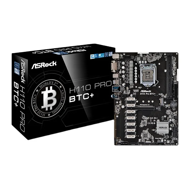Новые поступления 12pcie DDR4 ASROCK H110 PRO BTC + Поддержка криптовалюты 13 GPU графическая карта Linux ethOS Mining материнская плата
Новые поступления 12pcie DDR4 ASROCK H110 PRO BTC + Поддержка криптовалюты 13 GPU графическая карта Linux ethOS Mining материнская плата