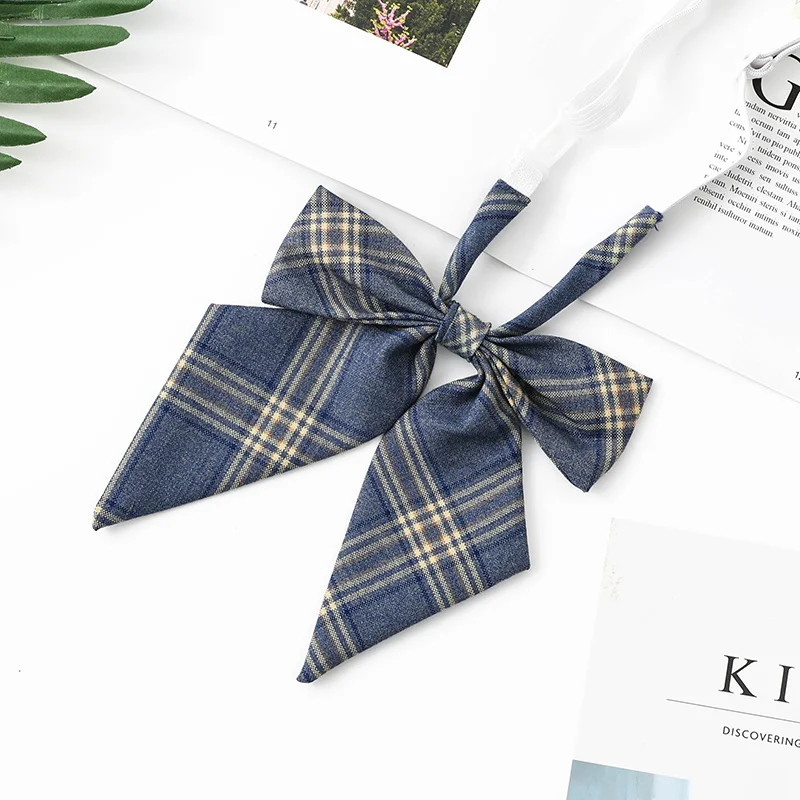 

Japanese Style College Style JK Bow Tie Women's Bow Tie Plaid Uniform Accessories Bow Girl's Shirt Necktie Academic Dress