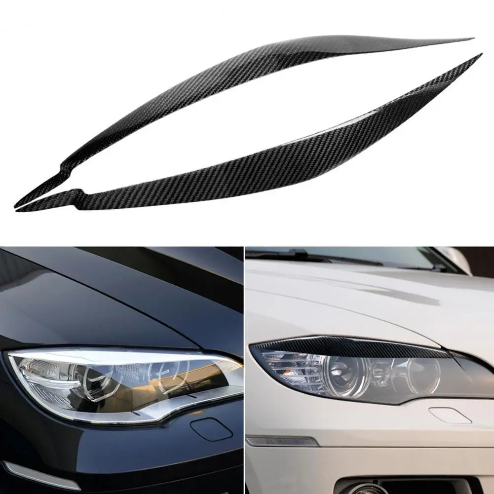 2Pcs Carbon Fiber Car Headlight Eyebrow Eyelid Trim for BMW E71 X6 2008-2014 Auto Replacement Parts Styling Mouldings
2Pcs Carbon Fiber Car Headlight Eyebrow Eyelid Trim for BMW E71 X6 2008-2014 Auto Replacement Parts Styling Mouldings