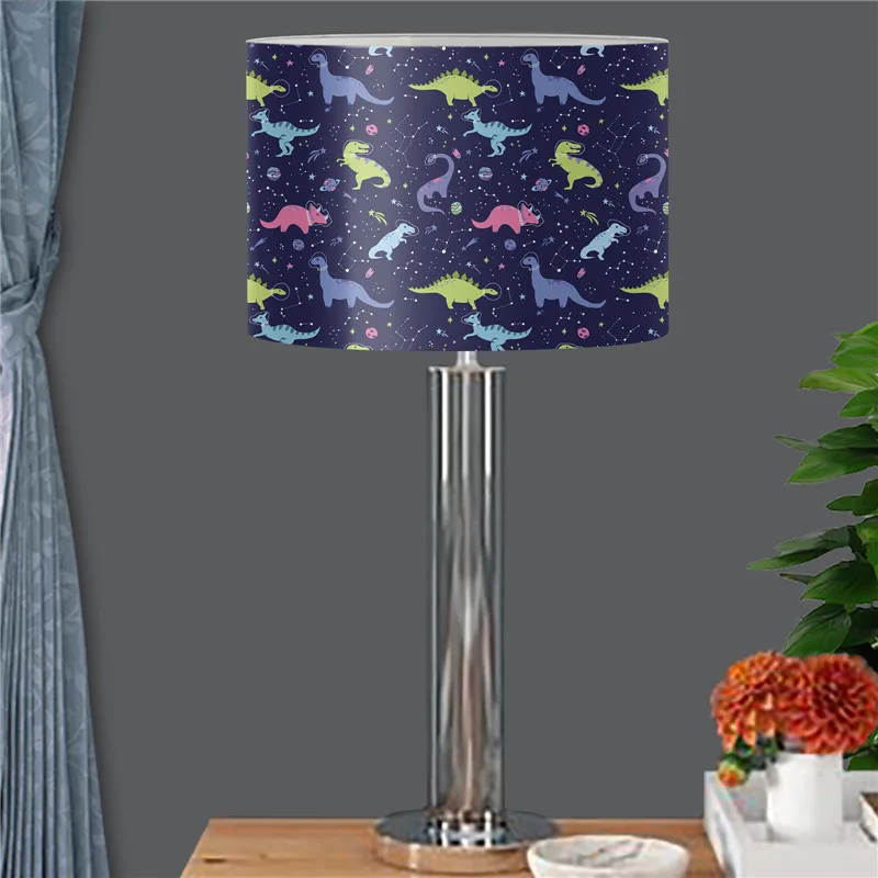 Table Lamp Shade Cartoon Dinosaur Print Bedroom Lampshade Bedside Decoration Durable Wall Floor Light Cover for Kids Boys Room
Table Lamp Shade Cartoon Dinosaur Print Bedroom Lampshade Bedside Decoration Durable Wall Floor Light Cover for Kids Boys Room